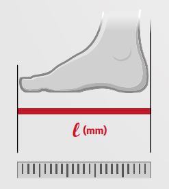 Misurazione del piede
